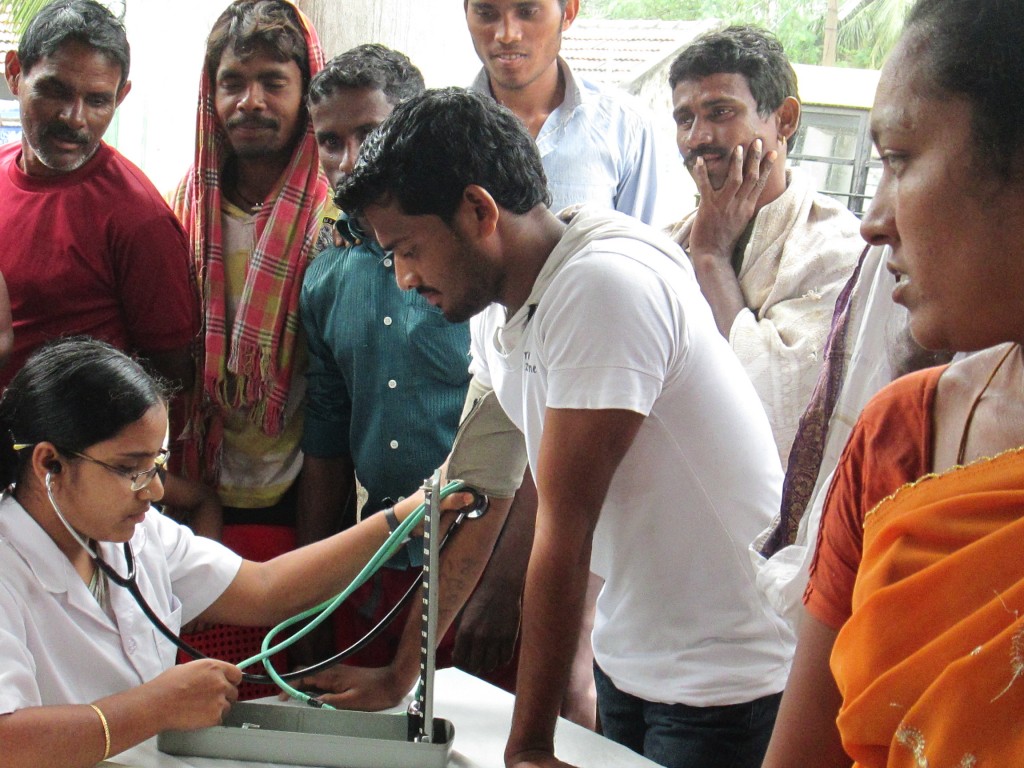 Jyothi Hospital Medical Camp inside COTR Bible College Campus in India