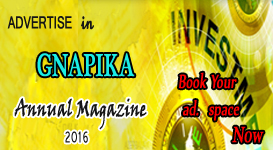 Advertise In Gnapika Annual Magazine-2016