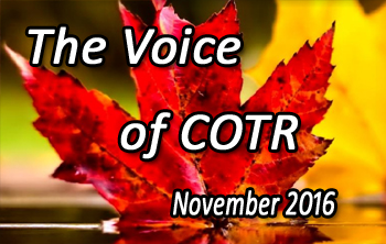 COTR Voice November Issue 2016